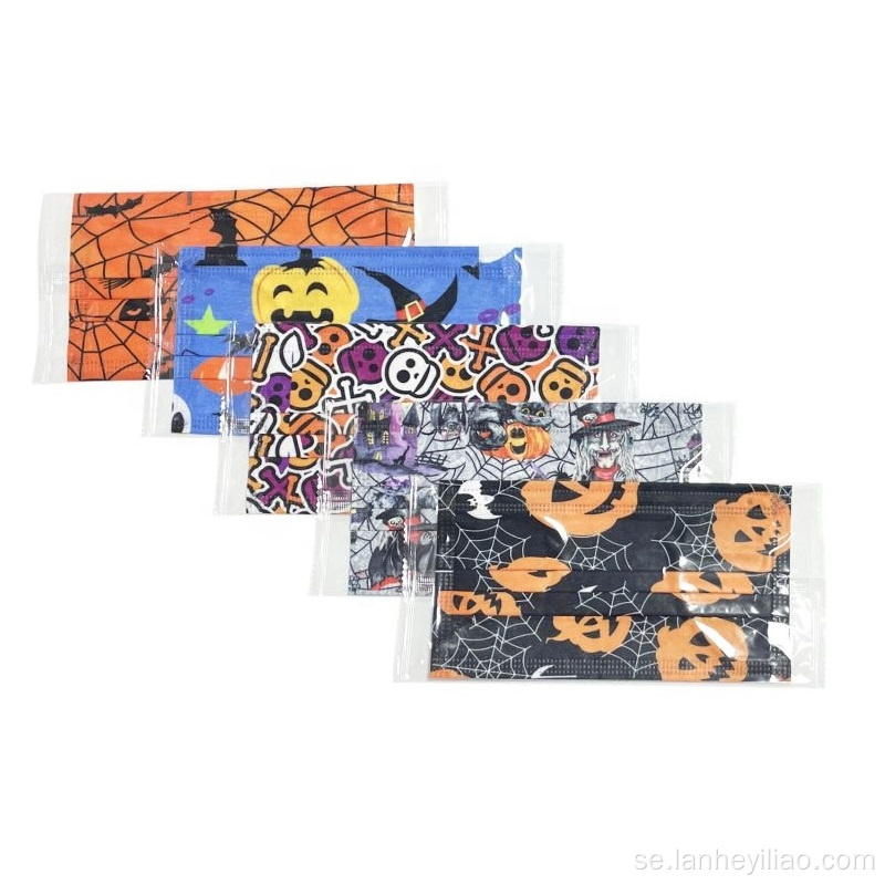 Halloween EN14683 Typeiir GBT32610 Face Mask Christmas FaceMask Anpassad disponibla ansiktsmask