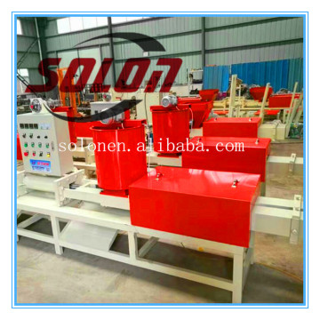 Solon 2017 hot selling best quality double head wood chips block machine