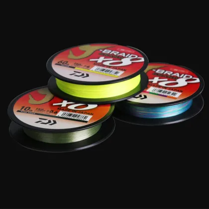 Original Daiwa J-Braid Grand PE Fishing Line 8 Strands 150m/300m 10lbs-100lbs