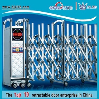 Modern stainless steel fence gate telescopic gate