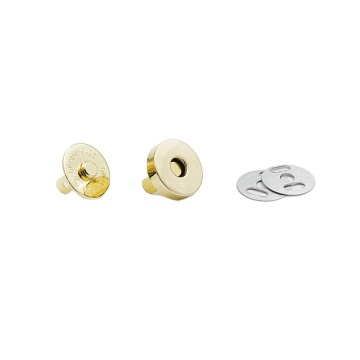 14mm Strong Magnetic Thickened Bag Magnetic Button Metal Copper Pin Buckle