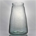 Home Decor Tall Green Bubble Recycled Glass Vase