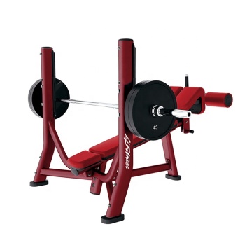 Gym adjustable weightlifting workout decline bench press