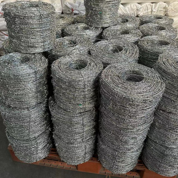 High Tensile 300m Galvanized 1.8mm Steel Wire Fence with 4-Point Barbed Wire for Construction