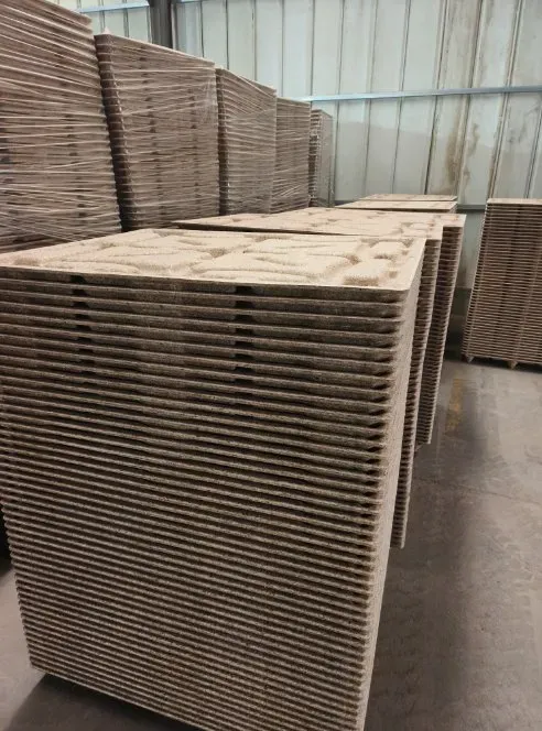 1100X1100mm MDI Glue Compressed Wood Pallet Molded Presswood Pallets for Packaging