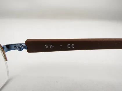 Half Rimless Red Ray Ban Glasses Frames For Women Rb6218 2691 51-18-140