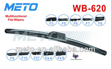 METO Multi Function car wiper blades WB620 with teflon and graphite coating, suit for 99% cars