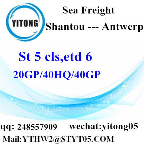 Shantou Sea Freight to Antwerp