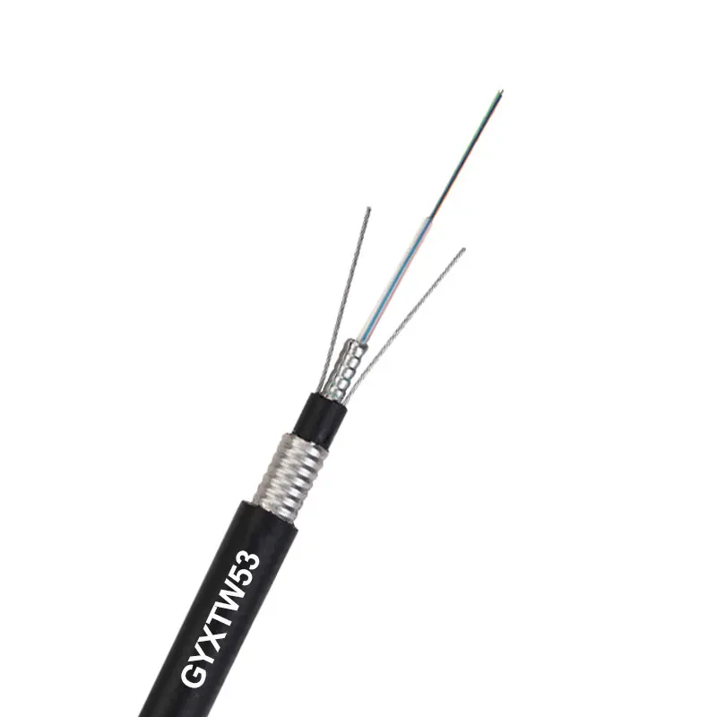 GYXTW53 Double sheath Direct buried Fibre Optic Cable
