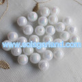 6-30MM Acrilico rotondo imitazione perla perline bianche Charms stile AB