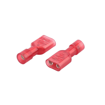 Nylon Female Spade Connector - FDFN1.25-250 Male Female Full Insulated Terminal