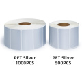 Matt Sliver Pet Film Label Sticker