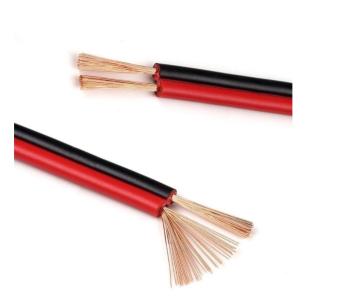Black Speaker Audio Cable - 10 Meters, 2x 0.75mm, for Car HiFi & Loudspeakers