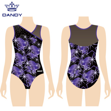 Бүжгийн хувцас Polyester Spandex Leotard сургалт