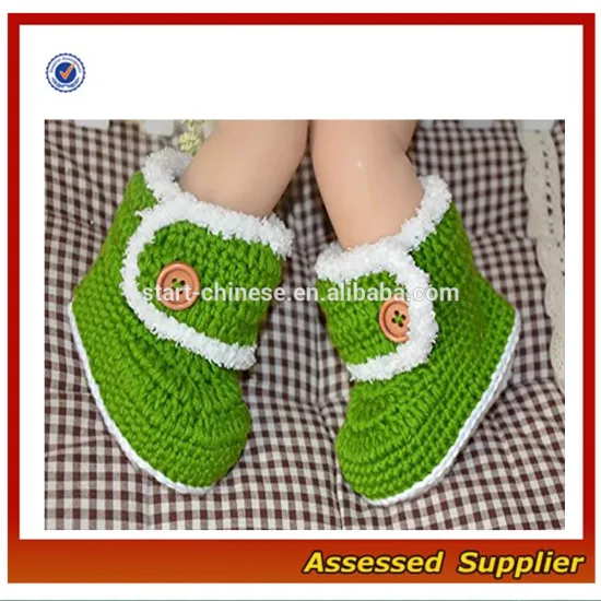 Home Handmade Infant Baby Adorable Gifts Crochet Toddler Christmas Santa Claus Cosplay Knitted Boots Shoes Socks MLL709