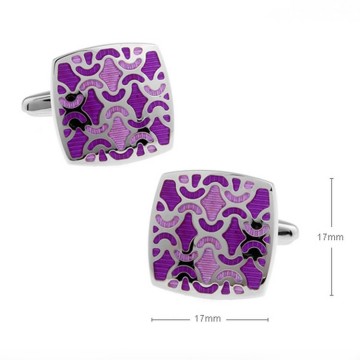 Wholesale Custom Men Engrave Cufflinks High Quality Cubic Cufflinks