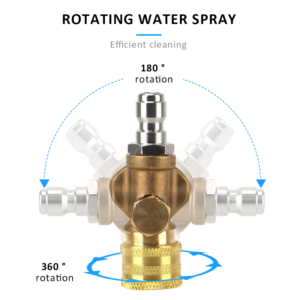 Bulles turbo de nettoyage de voiture de qualité supérieure pour le gaspilleur de pression de voiture à connecteur rapide