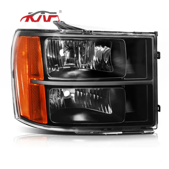 Black Housing Amber Reflector Clear Lens headlamp GM2503283 GM2503212 Car Headlight for GMC SIERRA Yukon 2007-2013