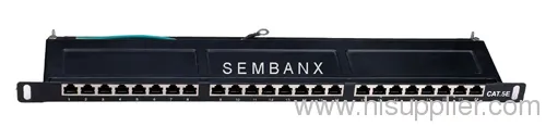 Cat5e Ftp 24 Ports 0.5u Patch Panel 
