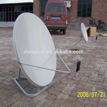 Triangle base satellite antenna