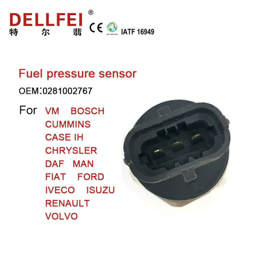 Capteur de pression de rail de carburant Sorento 0281002767 Forcummins Fiat