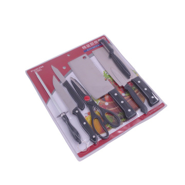 Fruit Slicer and Chef Knife Set: 8pcs Kitchen Tools for Slicing and Peeling