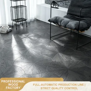Oak Series Large Lotus Leaf Parquet Floor