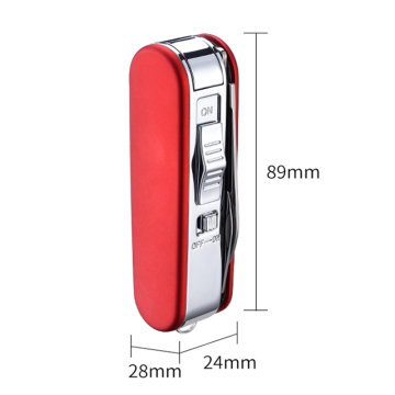 Wholesale Multi-Function Portable Rechargeable Arc Lighter: 3-in-1 Folding Tool with USB Charging
