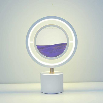 Moving Sand Art Table Lamp - Luxury Glass Home Decoration Lighting