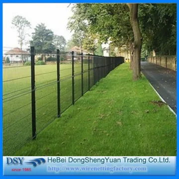 PVC Coated Welded Wire Mesh Fence, Galvanized Wire Fencing