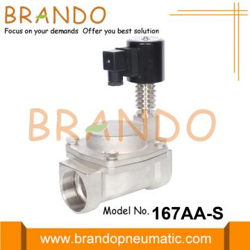 1-1/4&#39;&#39; 1-1 / 2&#39;&#39; 2&#39;&#39; Paslanmaz Çelik Buhar Solenoid Valfı