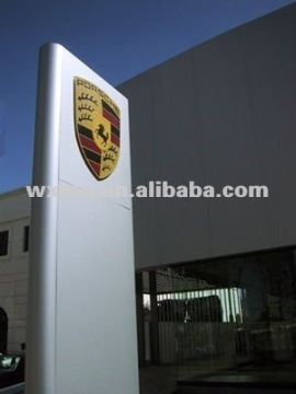 Punched aluminium composite panel curtain wall