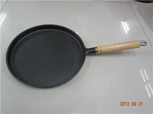 Kitchen Cast Iron Flat Pan