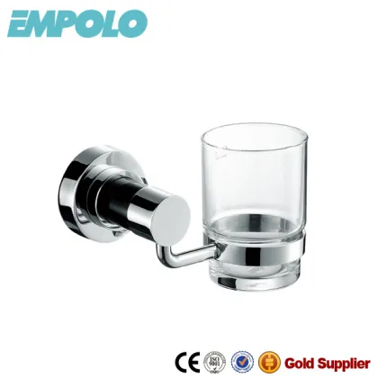 Chrome Bathroom Tumbler Holder, Toilet Stainless Steel Tumbler Holders 918 05