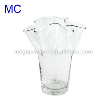 Handmade Clear Glass Vase
