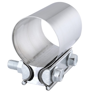 Stainless Steel Exhaust Pipe Clamps for 2.0" to 4.0" Butt Joints