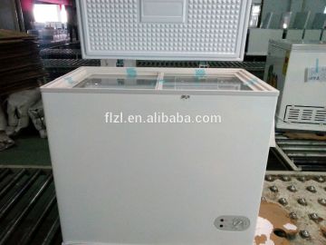 150L solar freezer hotsale DC 12V/24V solar freezer 200L 12V/24V DC chest deep freezer
