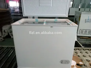 150L solar freezer hotsale DC 12V/24V solar freezer 200L 12V/24V DC chest deep freezer