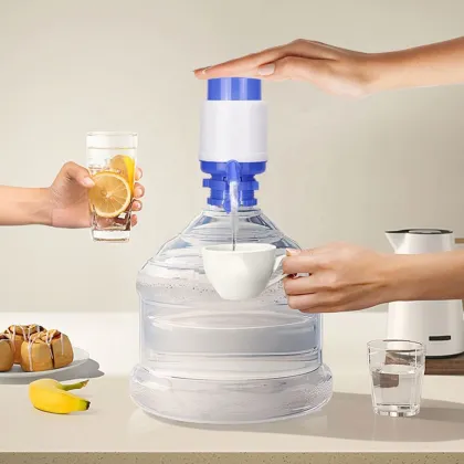 Portable 2-Liter Manual Water Pump Stand - HUAQIANG 18.5x18.5x5cm HQS
