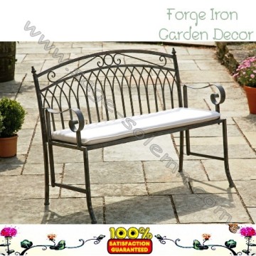 Factory Wholesale Wrought Iron Garden Bench