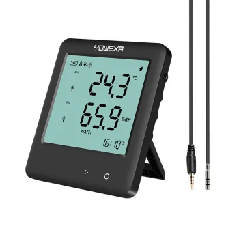 Yowexa YDP-20E LCD Display Humidity Temperature Hygrometer with PDF Data Logging