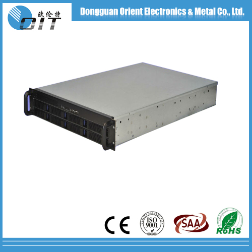 OEM sheet metal case fabrication 2U ATX rack mount Server nas Case /server chassis With 2 Backpanel