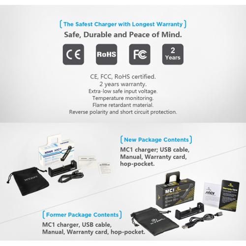 2017 HOT Sale Xtar Mc1 Battery Charger