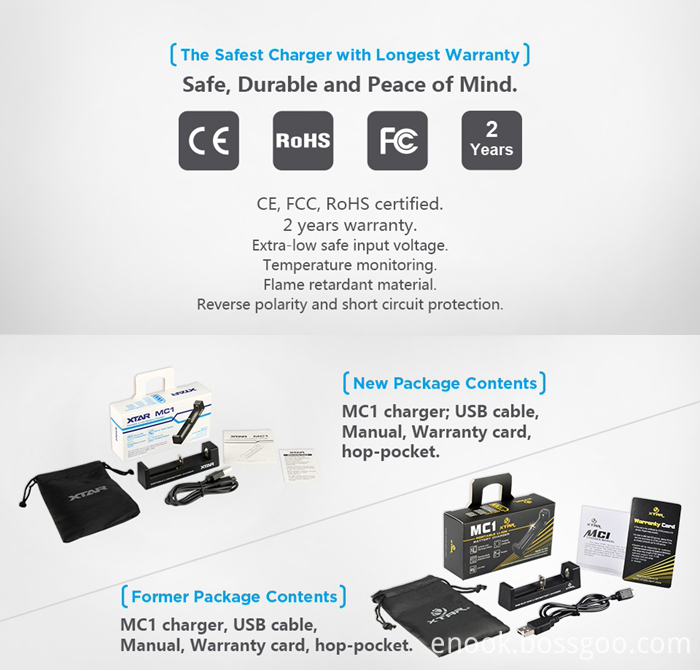 2017 HOT Xtar Mc1 Battery Charger