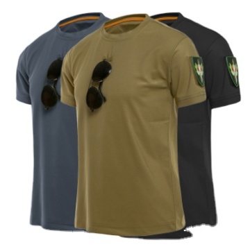Tactical Hiking T-Shirts for Men - Loose Cotton Quick Dry Tee