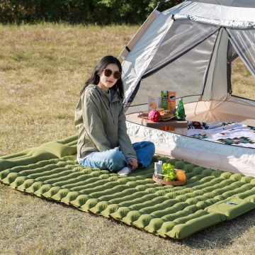 Custom Ultralight Outdoor Camping Air Mat with Pillow