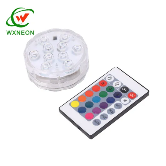 IP68 Battery Operated Color Changing Underwater LED Fountain Lights