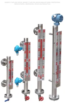 Side mounted magnetic level gauge