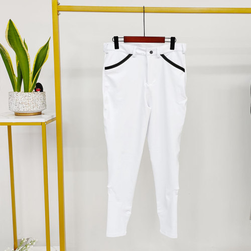 Equestrian Clothing White Breeches For Men