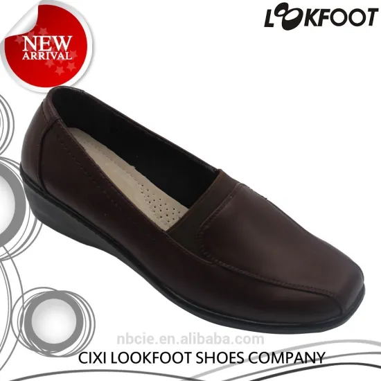 2015 new arrival high quality pu injection latest design lady shoe